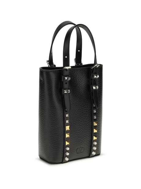 Valentino Garavani Rockstud mini Bucket Bag - Black