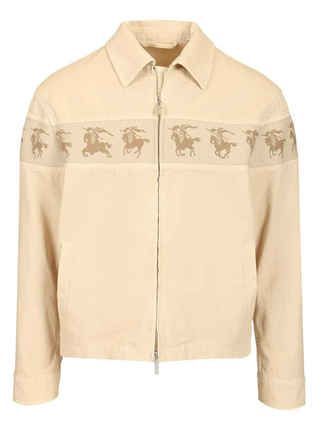 Burberry Cotton Canvas Jacket - White