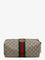 Gucci GG Supreme fabric beauty case - Acero