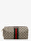 Gucci GG Supreme fabric beauty case - Acero