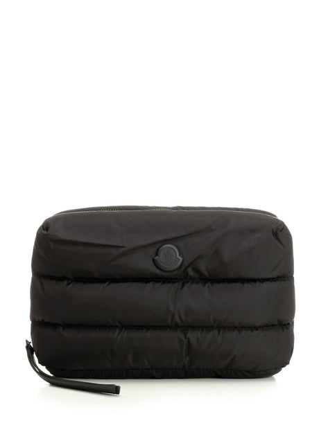 Moncler Caradoc Quilted Beauty Case - Black