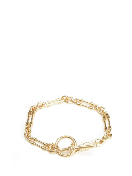 Saint Laurent T-Bar Bracelet - Gold