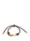Saint Laurent Cassandre Leather Bracelet - Brown