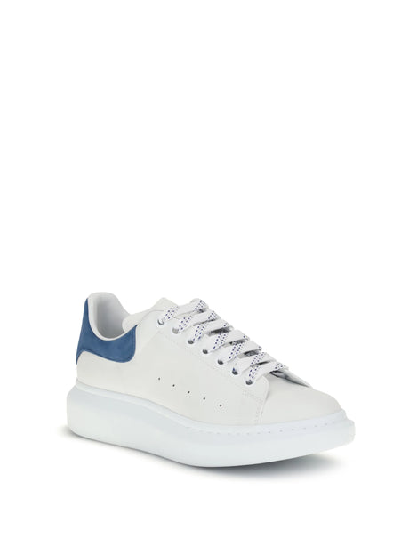 Alexander Mcqueen Leather Sneakers - White/Paris Blue
