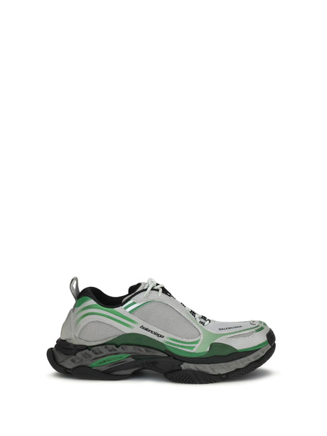 Balenciaga Triple S.2 Sneakers - Grey Mix / Green Mix