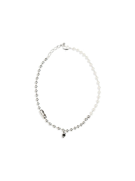 Alexander Mcqueen Pearl skull Necklace - 0926+Pearl