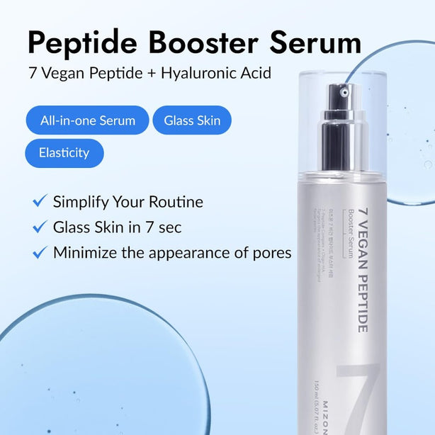 [MIZON] Vegan Peptide Booster Serum 150ML [International Shipping]