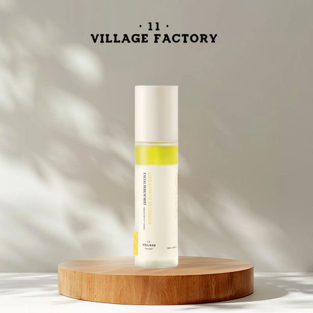 [VILLAGE 11 FACTORY] Fresh Dewy Geranium Blossom Facial Serum Mist 100ML [International Shipping]