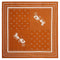 Coach Horse And Carriage Dot Print Silk Bandana Scarf - Russet CAP44