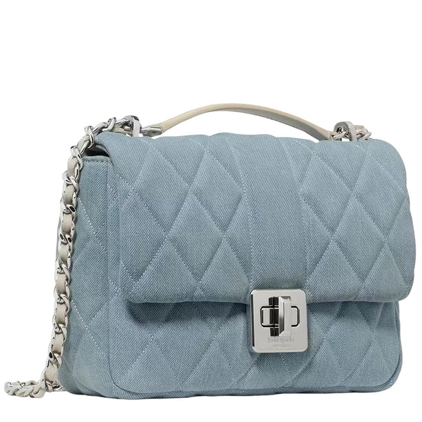 Kate Spade Carey Quilted Denim Crossbody Bag - Blue Multicolor KN591