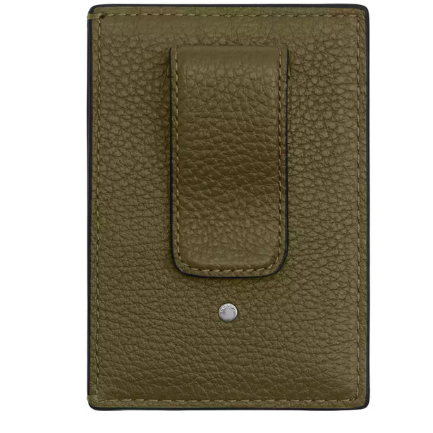 Coach Card Case With Money Clip - Olive CCF97