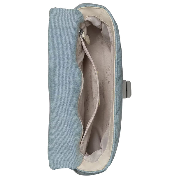 Kate Spade Carey Quilted Denim Crossbody Bag - Blue Multicolor KN591