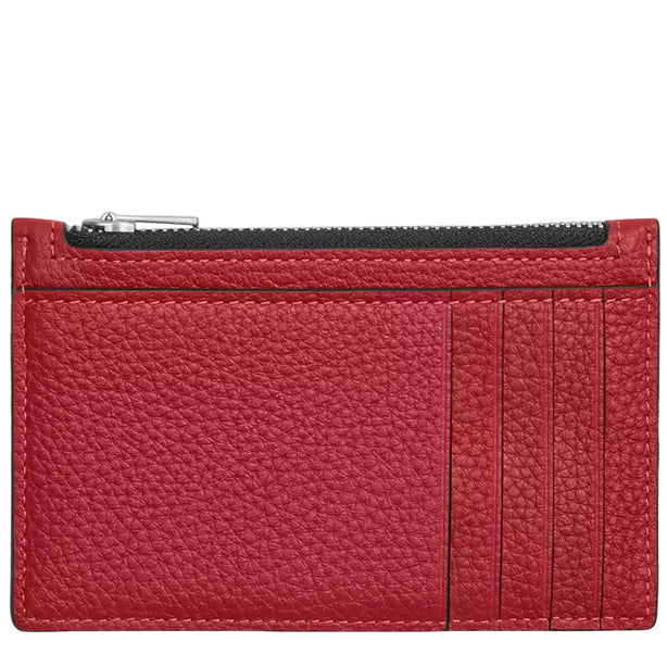 Coach Zip Card Case - True Red C4280