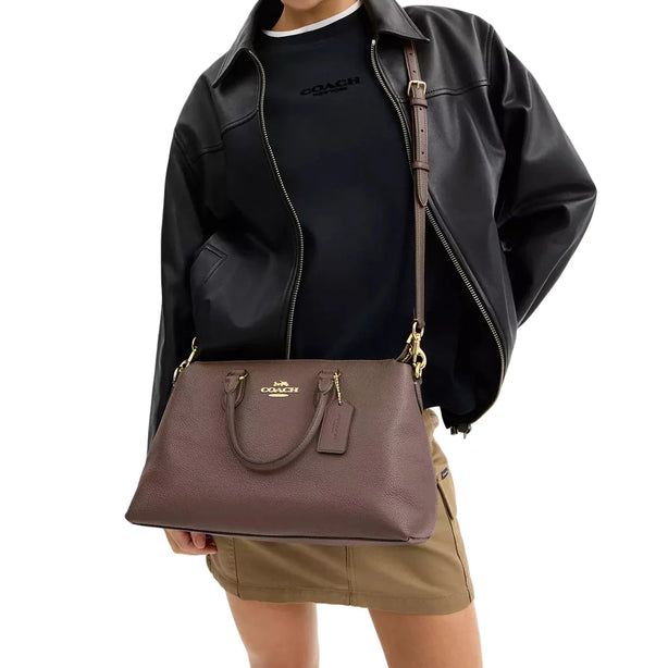 Coach Georgia Satchel Bag - Dark Stone CR156