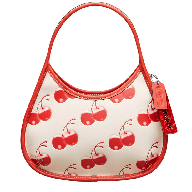 Coach Ergo Bag In Coachtopia Leather With Cherry Print - Cloud Multi CL754