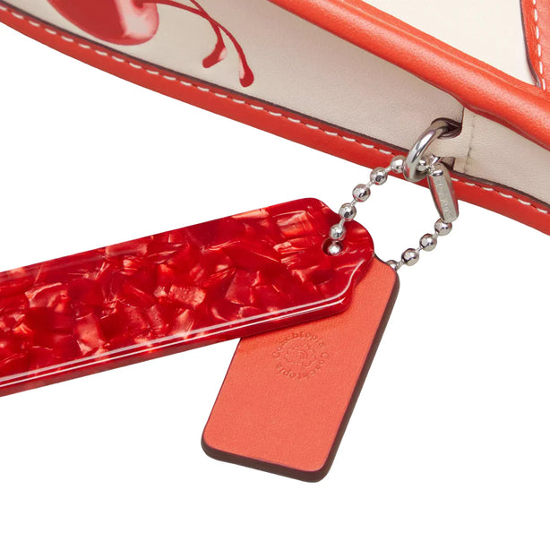 Coach Ergo Bag In Coachtopia Leather With Cherry Print - Cloud Multi CL754