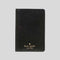 KATE SPADE Saffiano Leather Passport Holder Black RS-KN778