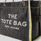 MARC JACOBS The Denim Chain Medium Tote Bag Black Wash RS-2F4HTT018H05