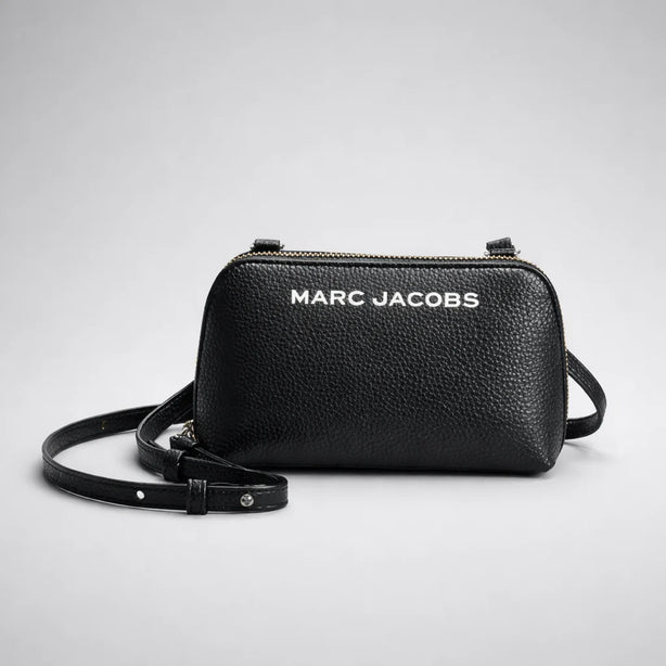 MARC JACOBS Bold Grind Leather Small Crossbody Pouch Black RS-4F4SMN001S01