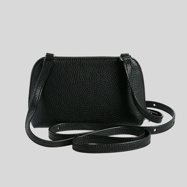 MARC JACOBS Bold Grind Leather Small Crossbody Pouch Black RS-4F4SMN001S01