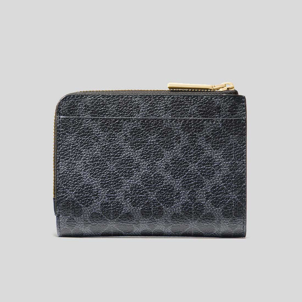 KATE SPADE Spade Flower Small L-zip Wallet Black RS-KK894