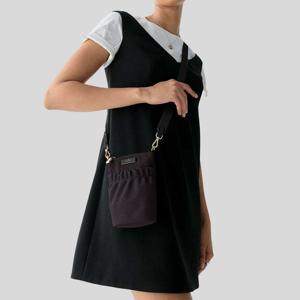 KATE SPADE Carter Nylon Phone Crossbody Hot Fudge RS-KL876