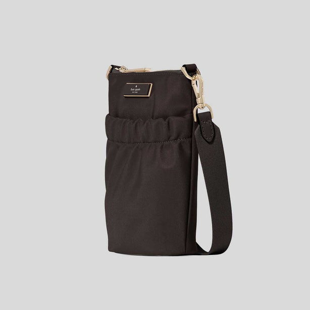 KATE SPADE Carter Nylon Phone Crossbody Hot Fudge RS-KL876