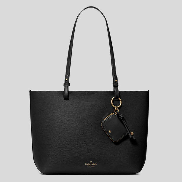 KATE SPADE Tessa Tote Bag With Charm Black RS-KO464