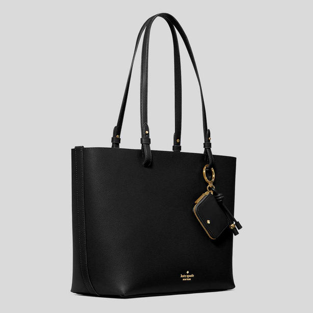 KATE SPADE Tessa Tote Bag With Charm Black RS-KO464