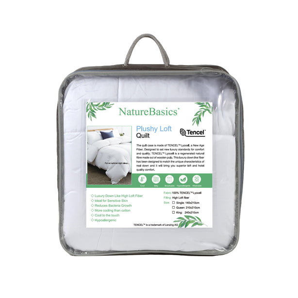 Nature Basics Tencel Plushy Loft Quilt