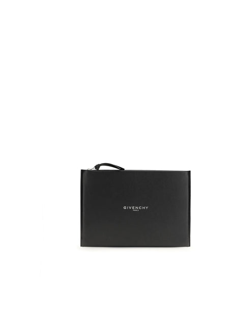 Givenchy Large Antigona Stamped Clutch Bag - Black
