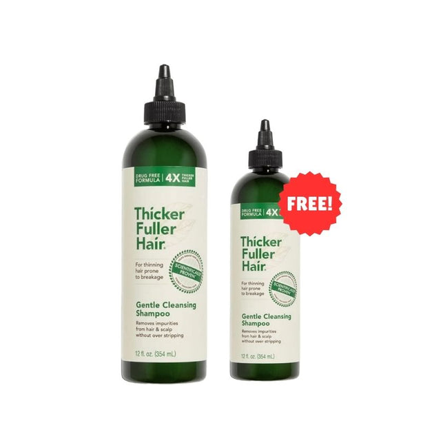 Thicker Fuller Hair Gentle Cleansing Shampoo 354ML + FREE Thicker Fuller Hair Gentle Cleansing Shampoo 354ML