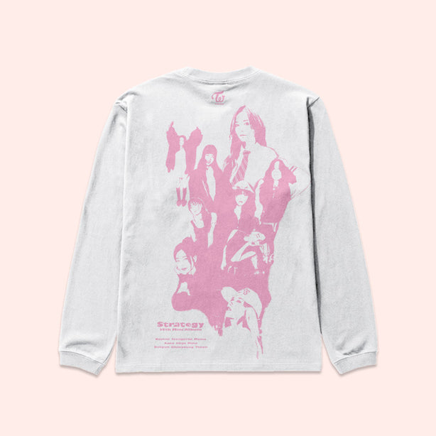 TWICE Long Sleeve T-Shirt PORTRAIT Ver. - TWICE STRATEGY POP-UP In SEOUL (International Shipping)