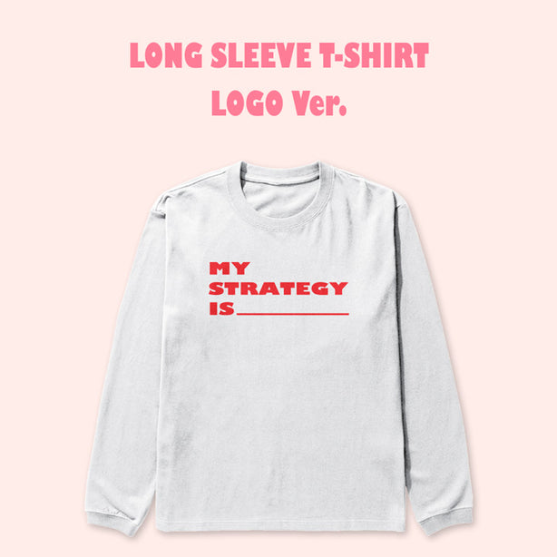 TWICE Long Sleeve T-Shirt LOGO Ver. - TWICE STRATEGY POP-UP In SEOUL (International Shipping)