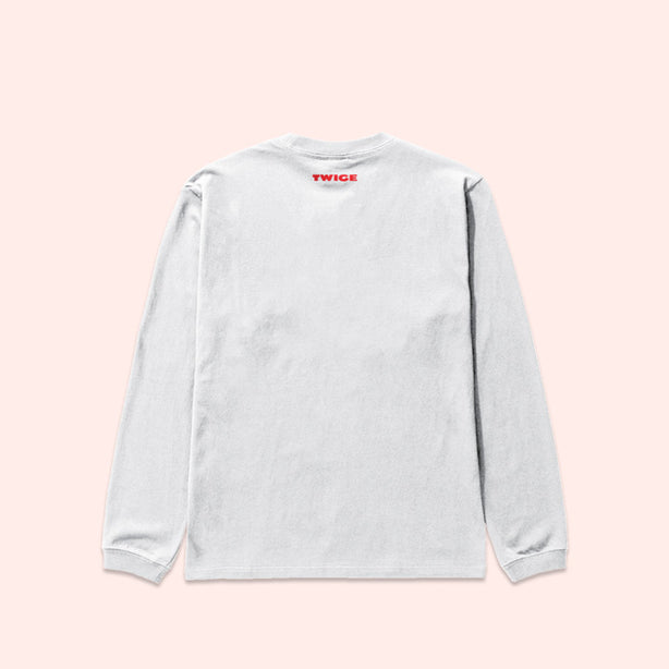 TWICE Long Sleeve T-Shirt LOGO Ver. - TWICE STRATEGY POP-UP In SEOUL (International Shipping)