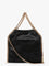 Stella Mccartney Falabella Mini shaggy deer crossbody bag - Black