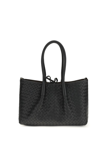 Bottega Veneta Pinacoteca Tote Bag - Black/Fondant-M Br