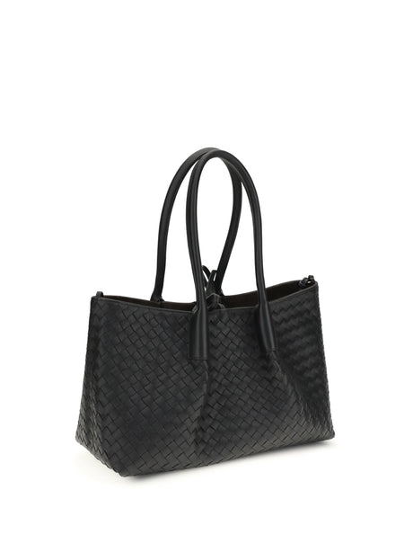 Bottega Veneta Pinacoteca Tote Bag - Black/Fondant-M Br