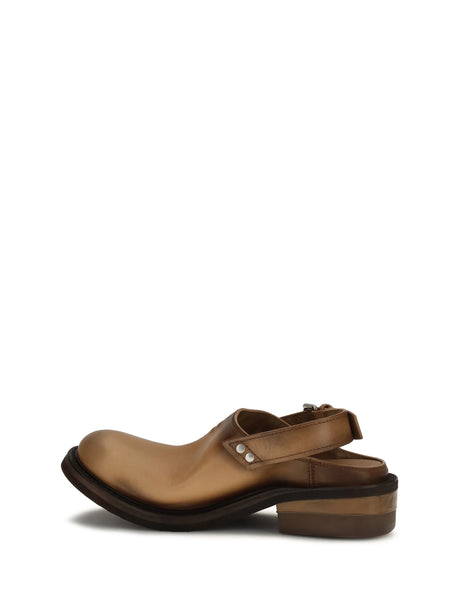 Miu Miu Foule leather Mules