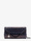 Stella Mccartney Falabella Shaggy Deer fabric wallet - Darknavy