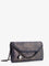 Stella Mccartney Falabella Shaggy Deer fabric wallet - Darknavy