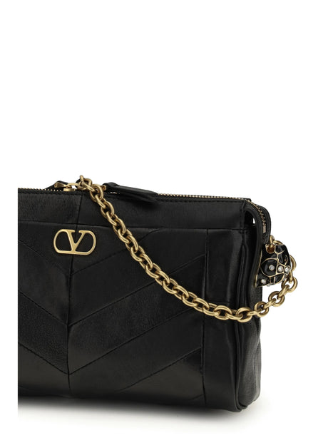 Valentino Garavani Panthea Small Shoulder Bag - Black