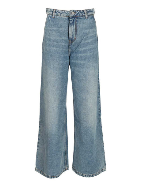 Ami Super Wide Jeans - Blue