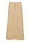 Ami Long A-Line Skirt - Beige