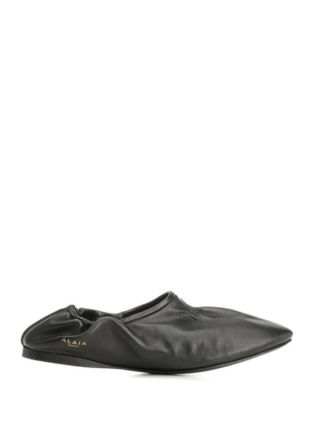 AlaïA Soft Slippers - Black