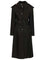 Burberry Long Hooded Car Coat - Black