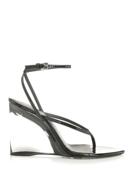 AlaïA Invisible Flip-Flop Sandals - Black