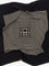Toteme Centered Monogram silk foulard - Black