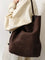 Toteme Suede Belted Tote shoulder bag - Brown