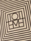 Toteme Centered Monogram silk foulard - Cream